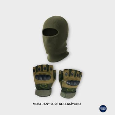 Mustran Suyutti Çift Kat Kışlık Kar Maskesi + Ithal Taktik Korumalı Motosiklet Outdoor Eldiven 2’li Set 8
