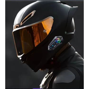 Judge Y12 Motor Kask Kulaklık Rgb Modlu Radyolu Motosiklet Kulaklık 5.3 Intercom 5