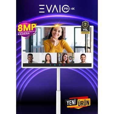 EVAİO Pro 4K 32" Android Smart Taşınabilir LED TV 3
