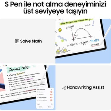 Samsung Galaxy Tab S10 Fe Suya Dayanıklı S-Pen Destekli Yüksek Performanslı Tablet - Gri + 128GB Hafıza Kartı Hediyeli 4