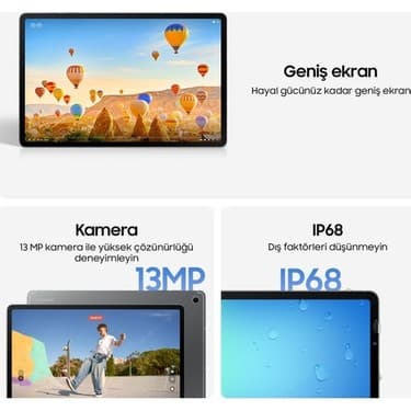 Samsung Galaxy Tab S10 FE 12/256GB Tablet Gri 5