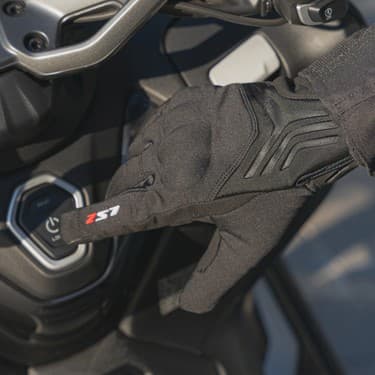 LS2 Jet 2 Waterproof Eldiven Siyah 3