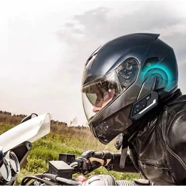 Hsc Bilişim BT62 Motosiklet Kask Kulaklığı Intercom 2 Intercom Bağlantılı 5