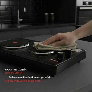 Kunhya Iki Gözlü Elektrikli Ocak | Ikili Elektrikli Ocak 6