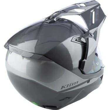 Klim X1 Alpha Carbon Korumalı Adv Motosiklet Kaskı Metalik Gri Gri 2