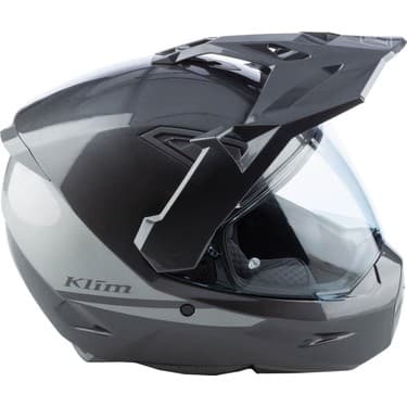 Klim X1 Alpha Carbon Korumalı Adv Motosiklet Kaskı Metalik Gri Gri 4
