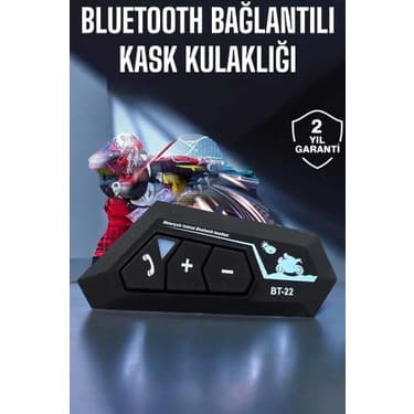Fantastik Store Kask Kulaklık Bluetooth Motosiklet Kulaklık Intercom Su Geçirmez 2