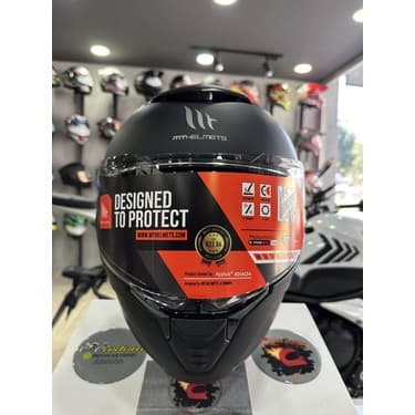 MT Helmets Thunder 4 Sv Mat Siyah Full Face Motosiklet Kaskı 4