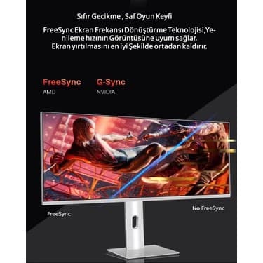 Always Teknoloji 34' 4K 165Hz 1ms Nano IPS Ekran Monitör 2