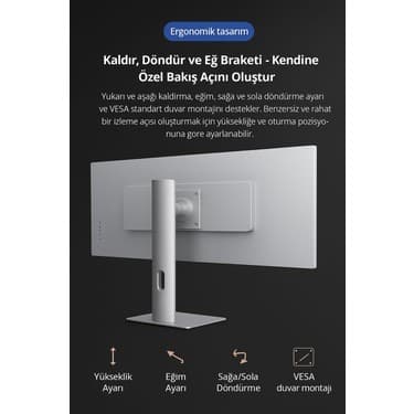 Always Teknoloji 34' 4K 165Hz 1ms Nano IPS Ekran Monitör 4