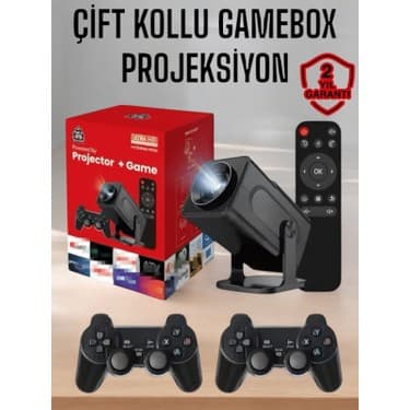 Android Projeksiyon ve Çift Kollu Game Box 2