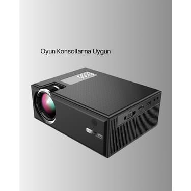 Ev Sineması Için LED Projeksiyon Cihazı – Gündüz Görünür Parlaklık, Oyun Konsolu Uyumlu 4