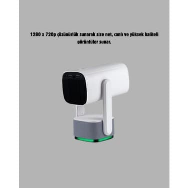 Hd 720P Projeksiyon Cihazı – Geniş Ekran, 10.000 Saat Ampul Ömrü, Ev Sineması Deneyimi 5