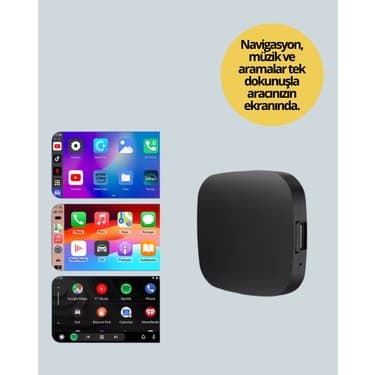 Kablosuz Carplay ve Android Auto Dönüştürücü Adaptör 4
