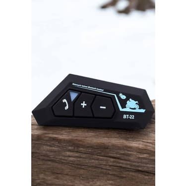 Tgzm Interkom Intercom Kask Kulaklık BT22 Bluetooth Motosiklet Kulaklık 5.0 Bluetooth - TG0012-2REE27 2