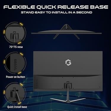 CetKing GOES24FHD120IPS 23.8" 120Hz 0.5ms Hızlı IPS FHD Oyuncu Monitörü (PS5 Destekli, Siyah) 3