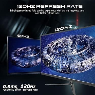 CetKing GOES24FHD120IPS 23.8" 120Hz 0.5ms Hızlı IPS FHD Oyuncu Monitörü (PS5 Destekli, Siyah) 4