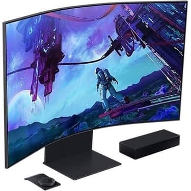 CetKing Odyssey Ark G97NC (2. Nesil), 55" Inç, 3840 x 2160, 4K Uhd, Mini Led, 1ms, 165Hz, Freesync Premium Pro, HDR10+ Gaming, Kavisli Ekran, Akıllı Oyuncu Monitörü, LS55CG97WNUXUF 3