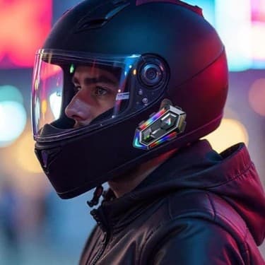 My TechCat Mytechcat® Y20 Motorsikletler Için Kablosuz Bluetooth Kulaklıklı - Suya Dayanıklı Kask Kulaklığı 2