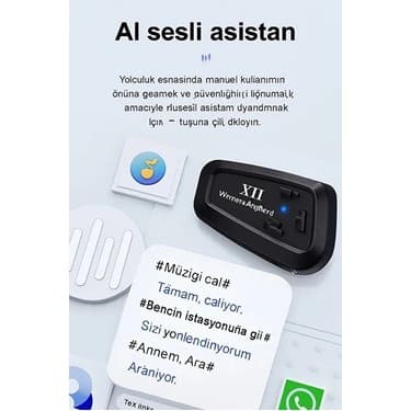Hayat Store Y11 Bluetooth Kulaklık Mikrofonlu Motosiklet Kulaklığı Intercom Bt 5.3 ( Lisinya ) 4