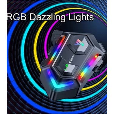 Hayat Store Y20 Max Motosiklet Bluetooth 5.3 Kask Intercom 2 Kişi 300 Metre Eşleşme Özellikli ( Lisinya ) 5