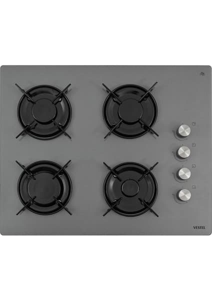 Vestel AO-65104 G-T 65 cm 4 Gözü Gazlı Ankastre Ocak 7