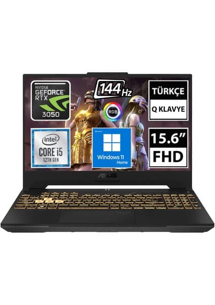 Asus Tuf Gaming F15 FX507ZC4-HN081W I5-12500H 8gb 512SSD RTX3050 15.6\