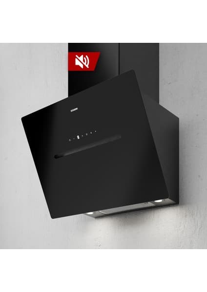 Kügerr D8 90 cm Siyah Sessiz Davlumbaz