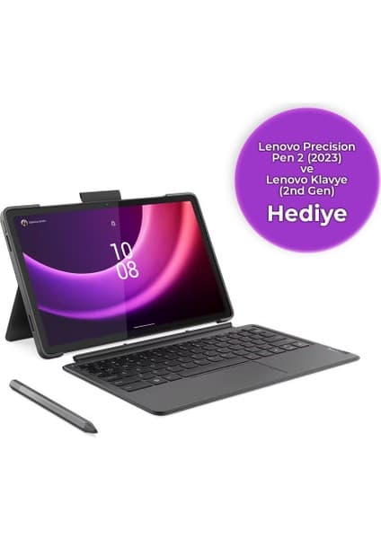 Lenovo Tab P11 (2nd Gen) 6GB 128GB 11.5" 2K (2000X1200) IP52 IPS Tablet - ZABL0041TR + Lenovo Precision Pen 2 Kalem + Lenovo (2nd Gen) Klavye