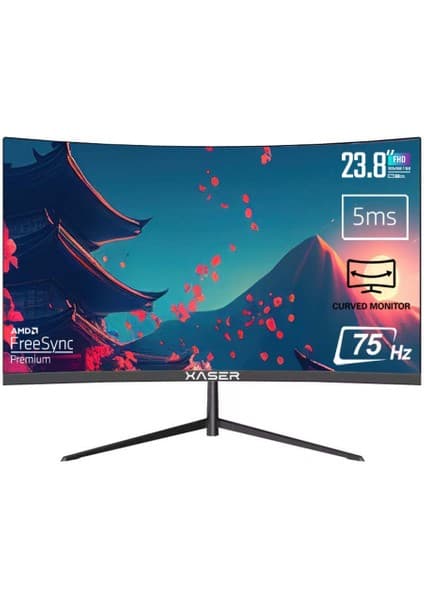Xaser XS-C238FHD 23.8" 75Hz 5ms Full HD Curved Oyuncu Monitörü