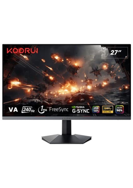 Koorui 27" GN02 240Hz 1ms Va Fhd (Hdmı, Displayport) Monitör
