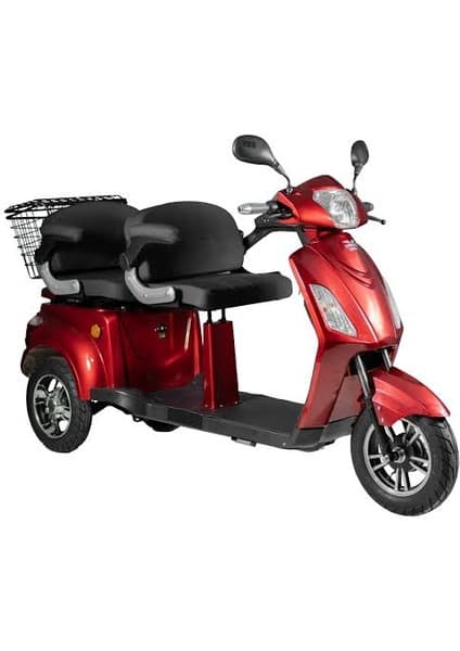Volta Vm 4+ KIRMIZI Üç Tekerlekli Moped *