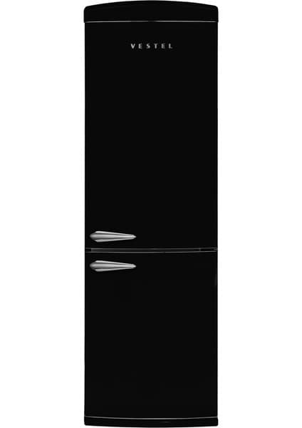 Vestel Retro NFK37211 Siyah 330 Lt No-Frost Buzdolabı 8