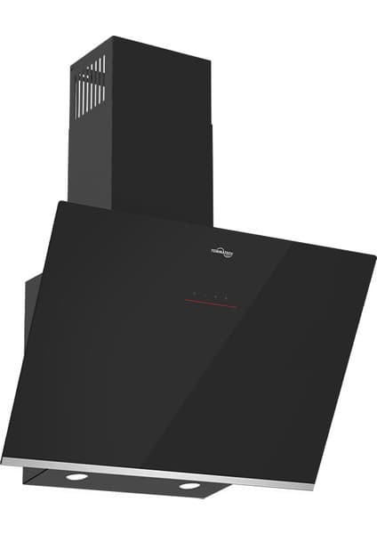 Tommatech TDE6004BG Duvar Tipi Davlumbaz 60 cm Siyah Cam