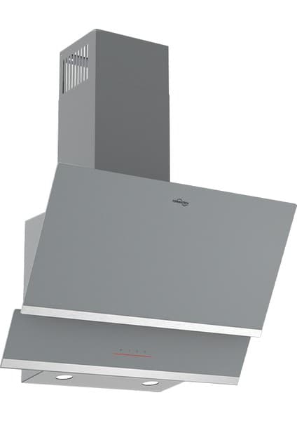 Tommatech TDE6001SG Duvar Tipi Davlumbaz 60 Cm Gri Cam