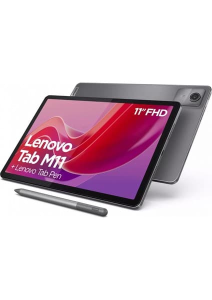 Lenovo Tab K11 ( M11 ) TB330FU 4GB 128GB Depolama 11" WUXGA (1920X1200) IPS Panel Android Tablet - ZADC0100TR + Lenovo Tab Pen Kalem 6