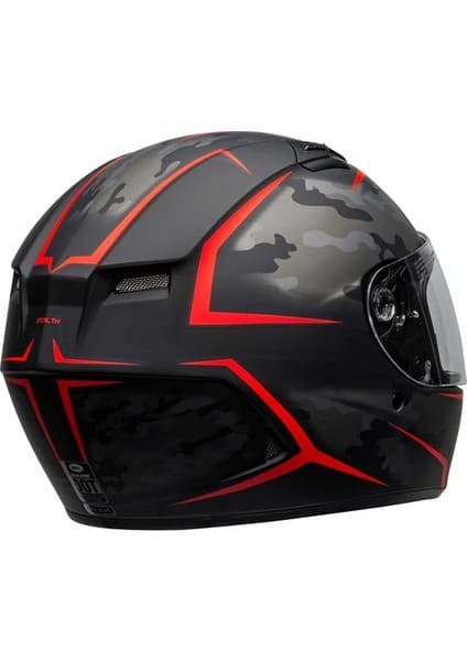 Bell Ps Qualıfıer Stealth Matt Black - Red 8