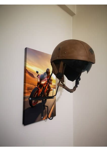 Ggart Decoration Motosiklet Kask Askısı, Motor Kask Askısı, Bajaj, Gogo, Andes, Ls2, Axxis, Nexx Vb GG91