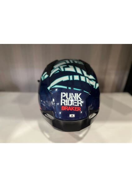 Mt Helmets Kask mt Braker Sv Punk Rider C7 Parlak Blue/black 8