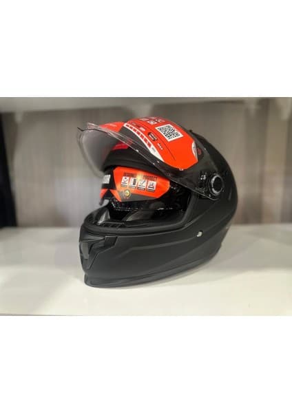 Mt Helmets Kask mt Braker Sv Solid A11 Mat Siyah 7