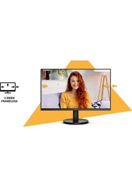 AOC 27" IPS 27B3HA2 1MS 100hz HDMI Multimedya Monitör Çerçevesiz