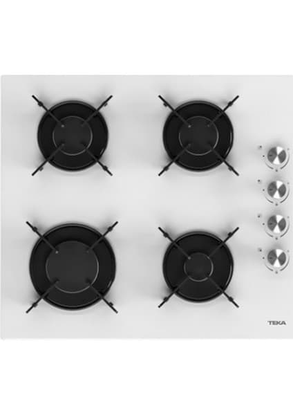 Teka Hel Lux 60 4G AI AL Beyaz Cam Ankastre Ocak