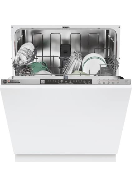 Hoover HI 3E7L0S-17 5 Programlı Wi-Fi Bağlantılı Beyaz Bulaşık Makinesi