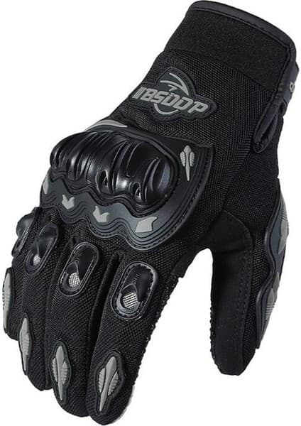 Struggle Foyou Erkek Motosiklet Eldivenleri - Siyah (Yurt Dışından)