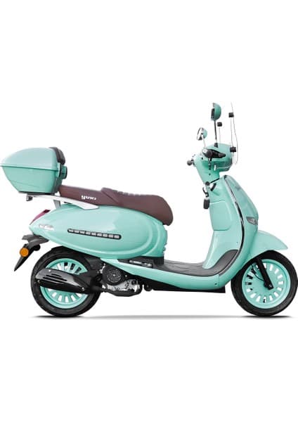 Yuki Bellini 50 Benzinli Scooter - Turuncu 8