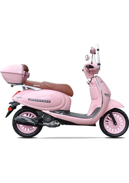 Yuki Bellini 50 Benzinli Scooter - Turuncu 4
