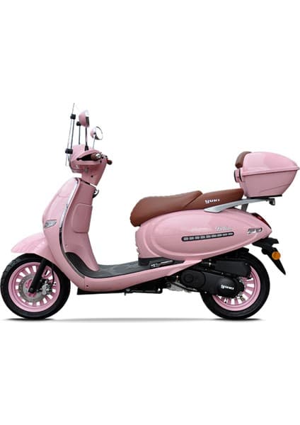 Yuki Bellini 50 Benzinli Scooter - Turuncu 5