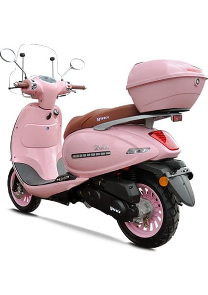 Yuki Bellini 50 Benzinli Scooter - Turuncu 6