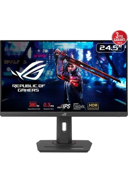 Asus Tuf Gamıng VG249Q5R 23.8 Fast IPS 1920X1080 0.3ms 200Hz 300CD Dp HDMI Hoparlör Vesa 3yıl Flıcker-Free,çerçevesiz,düşük Mavi Işık Monitör 7