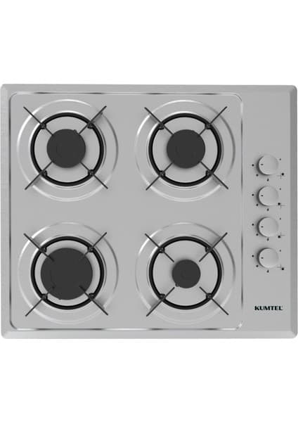 Kumtel Siyah Emaye Rustik Ankastre Ocak (M6-40BF) 2